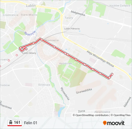 161 Cable Car Line Map