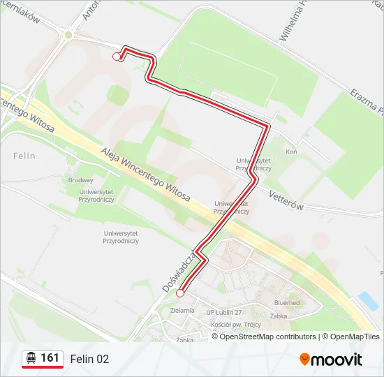 161 Cable Car Line Map