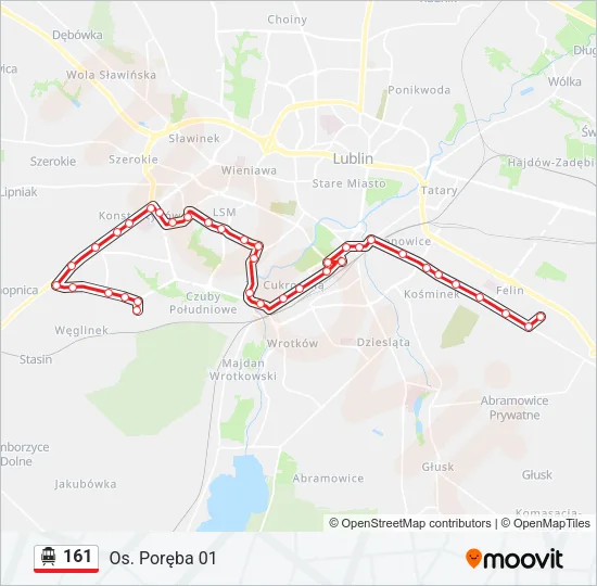 161 Cable Car Line Map