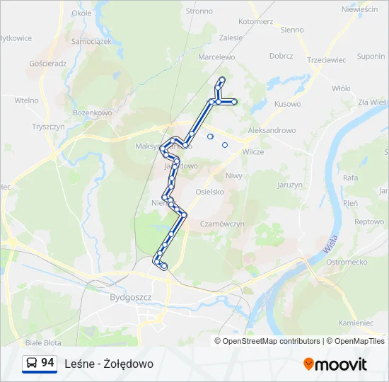 94 Bus Line Map