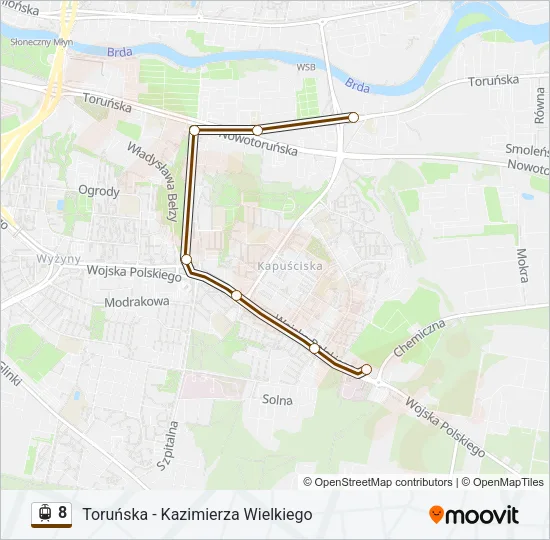 8 Light Rail Line Map