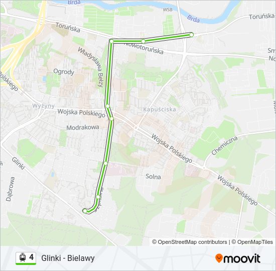 4 light rail Line Map