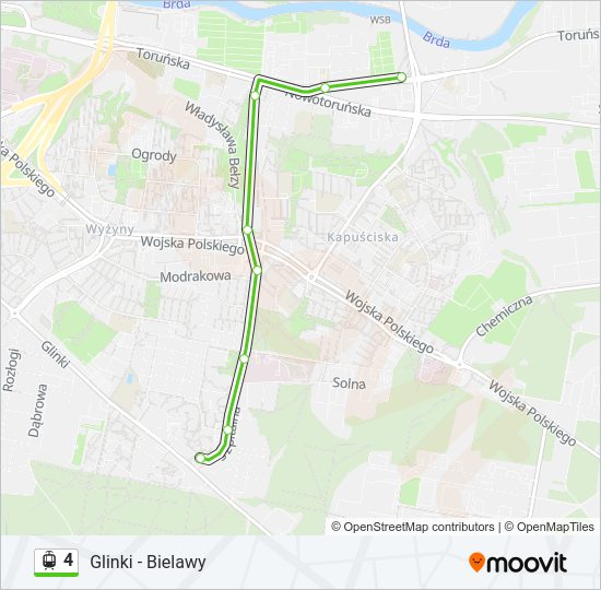 4 light rail Line Map