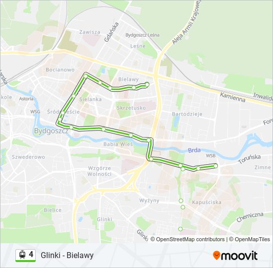 4 light rail Line Map