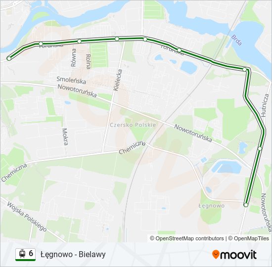 6 light rail Line Map