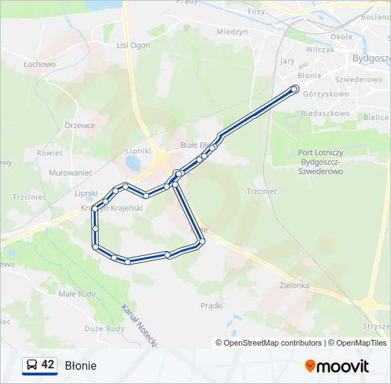 42 Bus Line Map