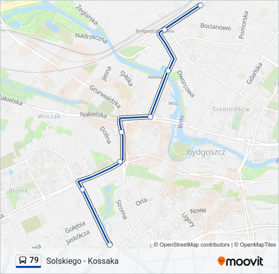 79 Bus Line Map