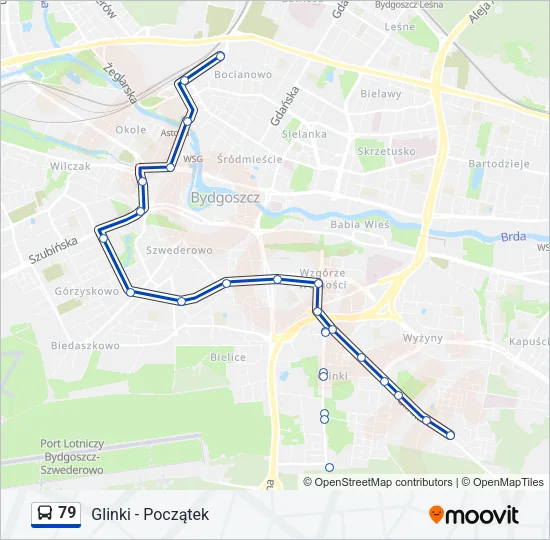 79 Bus Line Map