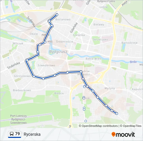 79 Bus Line Map