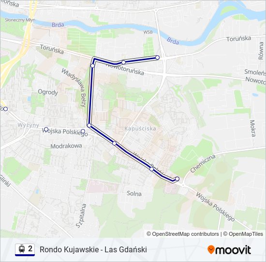 2 light rail Line Map