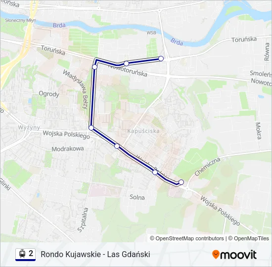 2 Light Rail Line Map