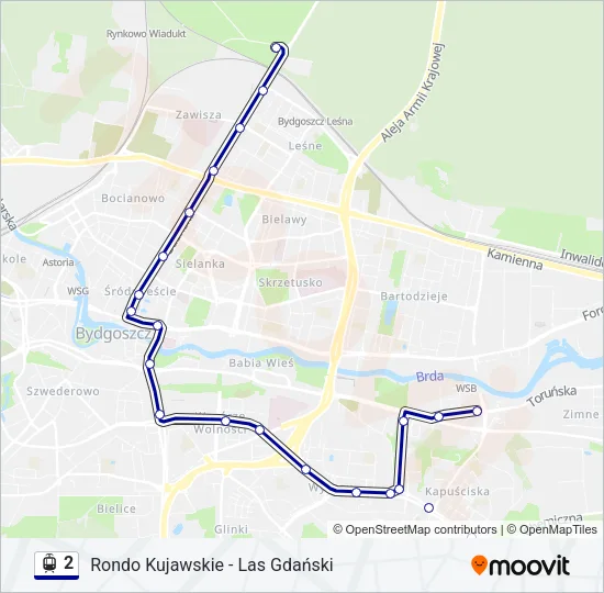 2 Light Rail Line Map