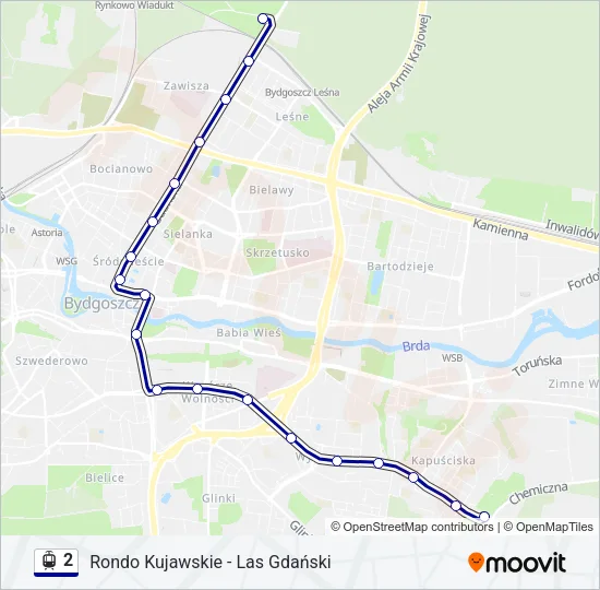2 Light Rail Line Map