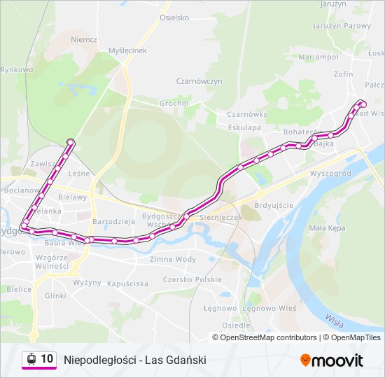 10 light rail Line Map