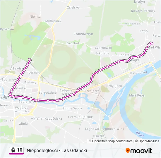 10 Light Rail Line Map