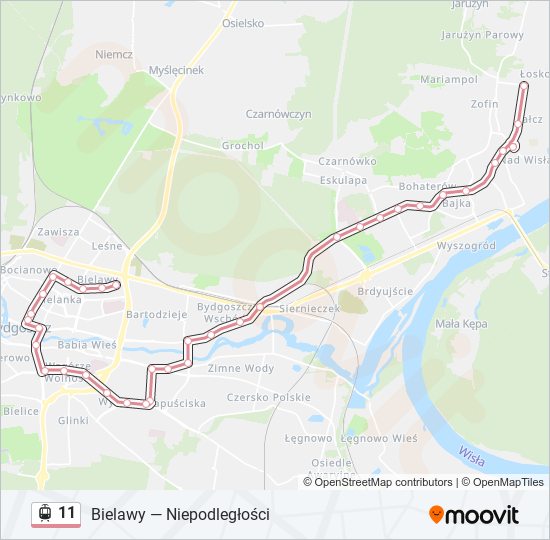 11 light rail Line Map