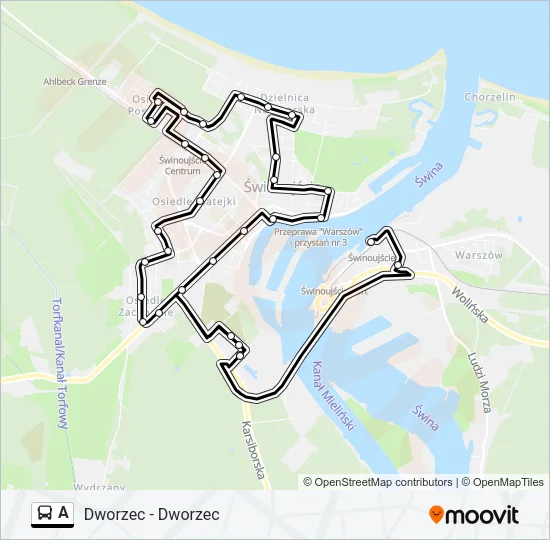 A Bus Line Map