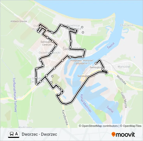 A Bus Line Map
