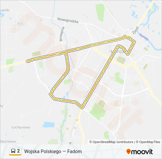 Автобус 2: карта маршрута