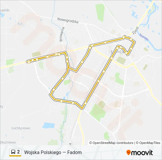 Автобус 2: карта маршрута