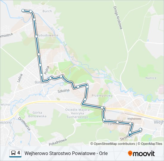 4 bus Line Map