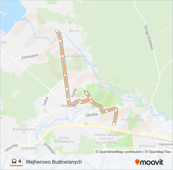 4 bus Line Map