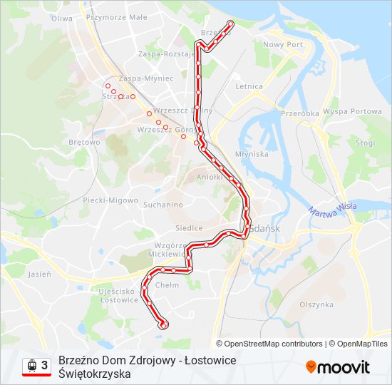 3 light rail Line Map