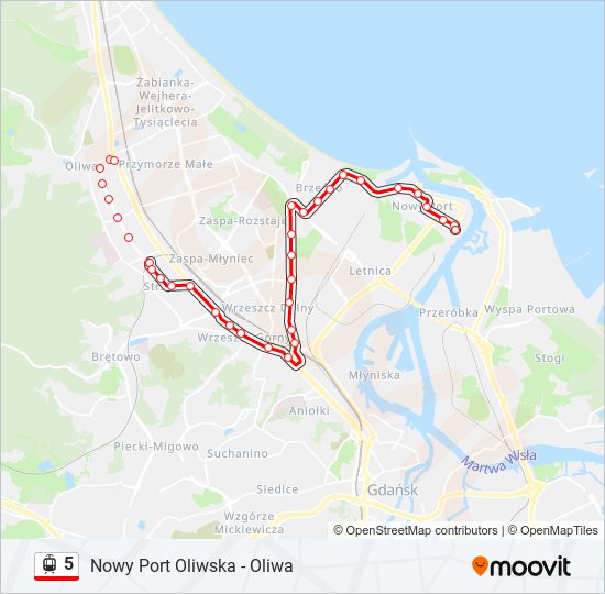 5 light rail Line Map