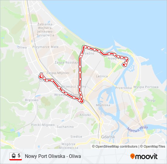 5 light rail Line Map