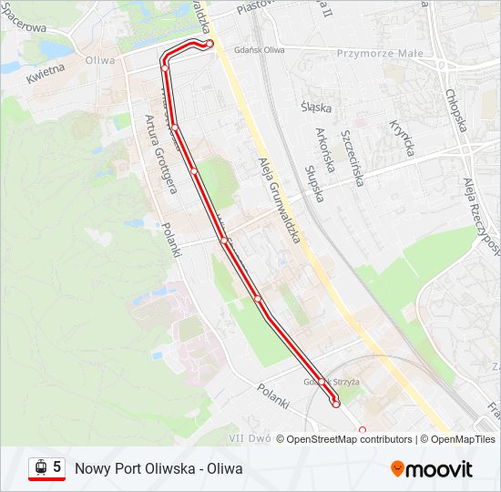 5 light rail Line Map