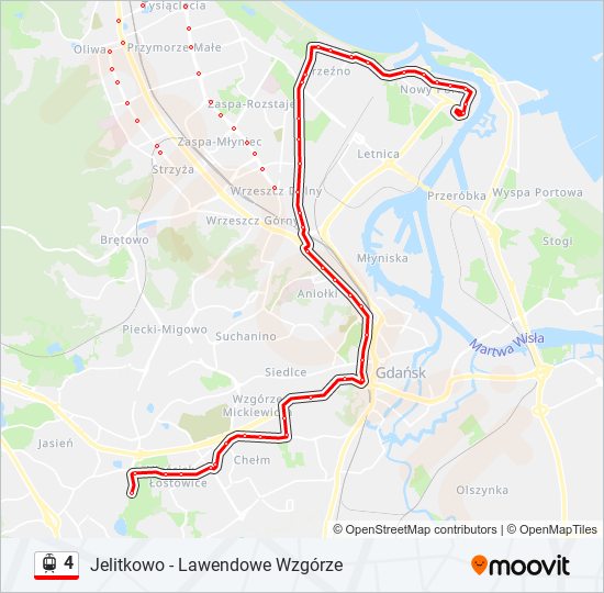 4 light rail Line Map