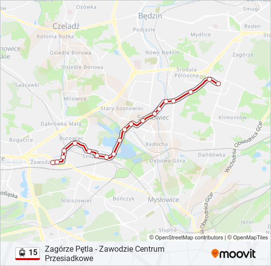 15 light rail Line Map