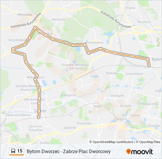 15 bus Line Map