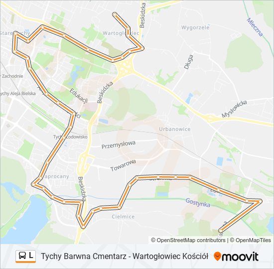 L bus Line Map