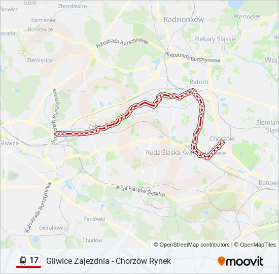 17 light rail Line Map