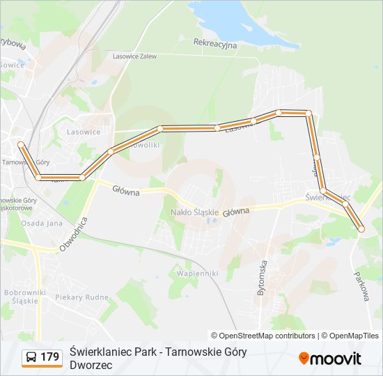 179 bus Line Map