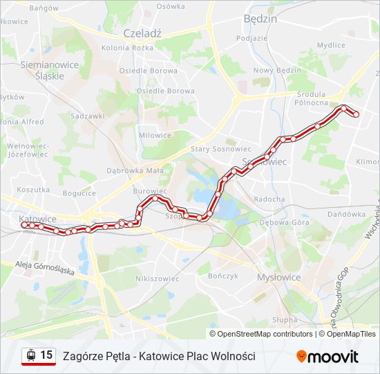 15 light rail Line Map