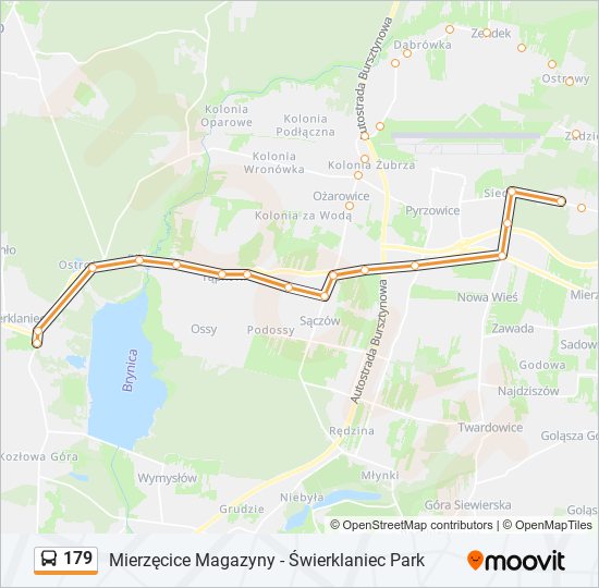 179 bus Line Map