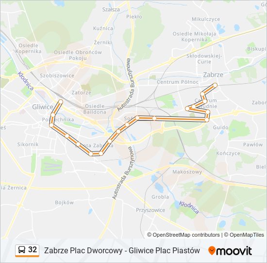 32 bus Line Map