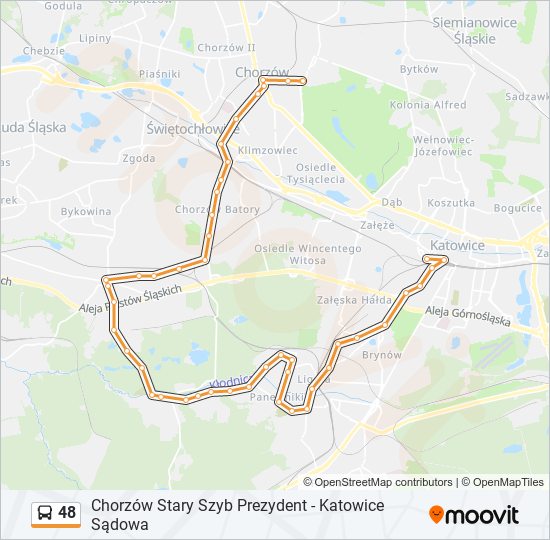 48 bus Line Map