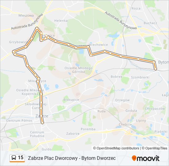 15 bus Line Map