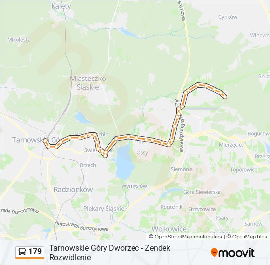 179 bus Line Map