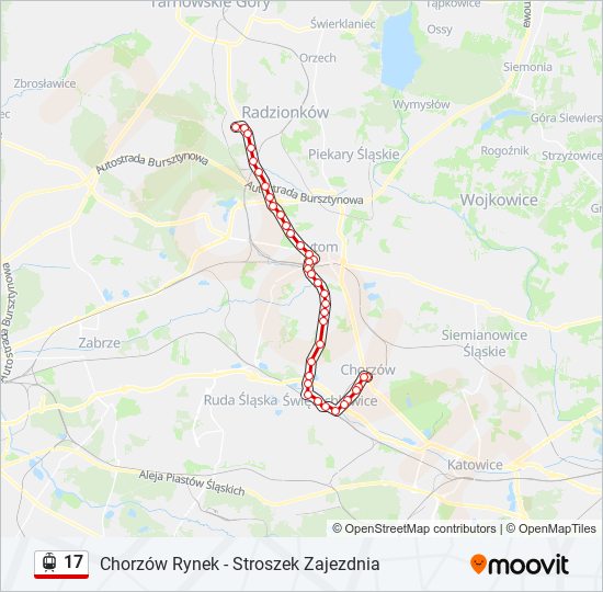 17 light rail Line Map