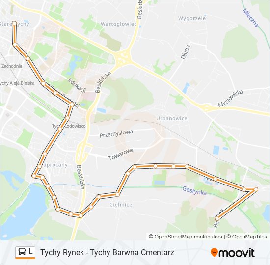 L bus Line Map