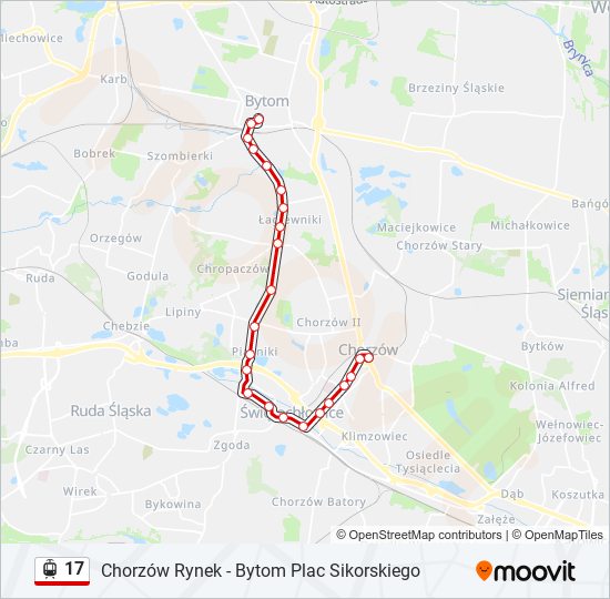 17 light rail Line Map