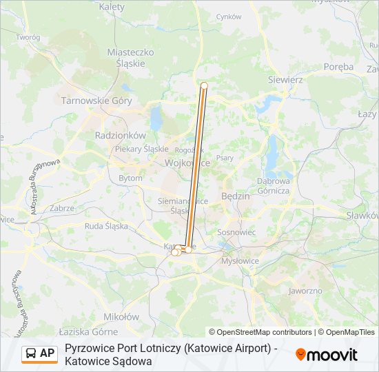 AP bus Line Map