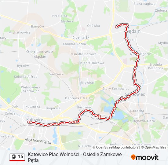 15 light rail Line Map