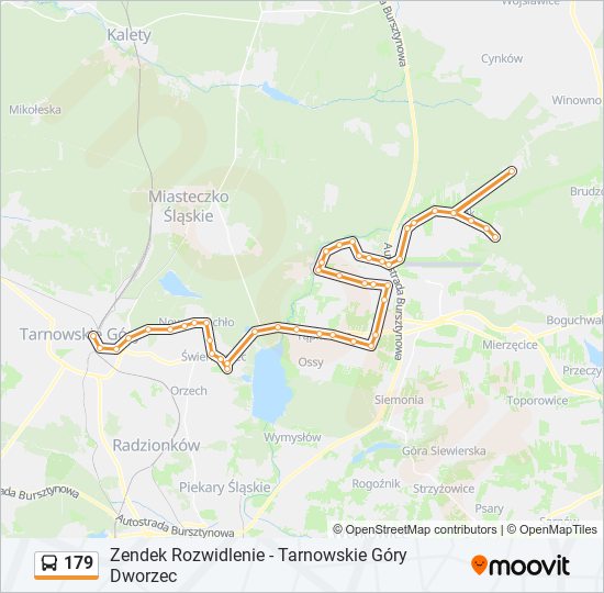 179 bus Line Map