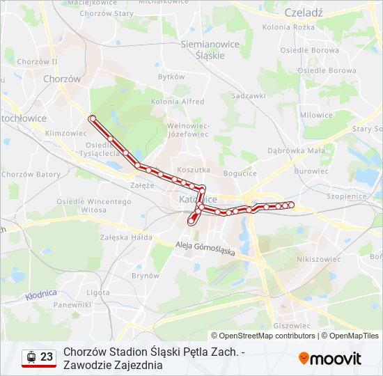 23 light rail Line Map