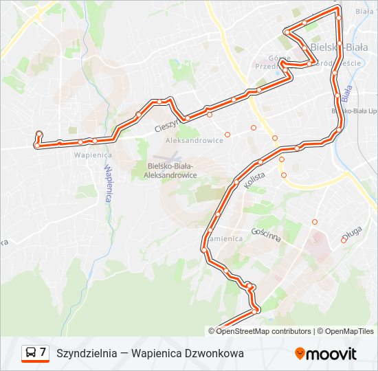 7 bus Line Map